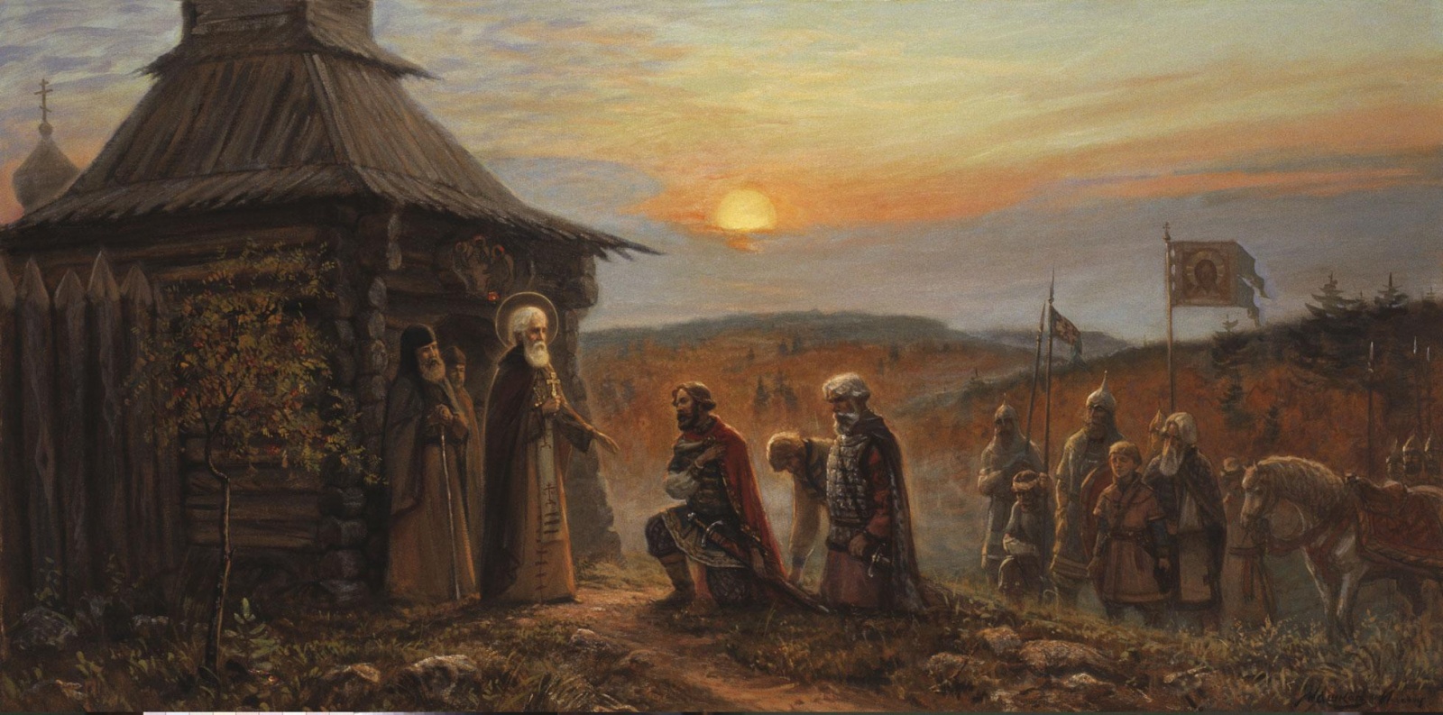 Дмитрия благословил на битву радонежский